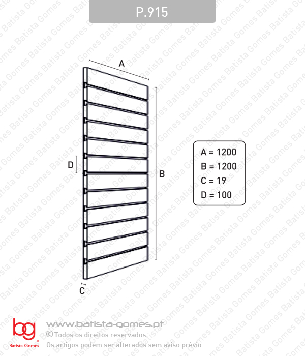 Painel MDF com rasgo para perfil CAL.397